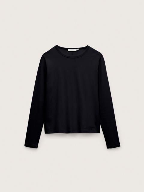 PANGAIA Womens Long Sleeve T-Shirt - Black