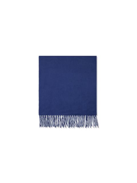 Manolo Blahnik Blue Cashmere Scarf