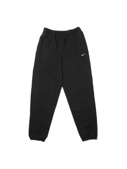 Men's Nike Lab Logo Retro Classic Fleece Lined Bundle Feet Sports Pants/Trousers/Joggers CD6394-010