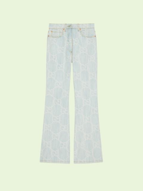 GUCCI 'Gucci and California' GG denim pants