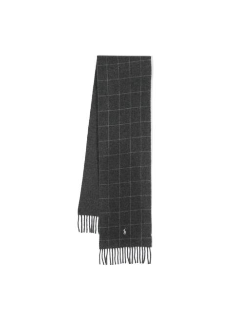 Polo Ralph Lauren Polo Pony-motif fringed scarf
