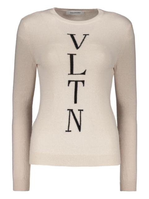 Valentino intarsia-knit logo sweater