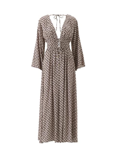MELISSA ODABASH MAJA CHAIN KAFTAN