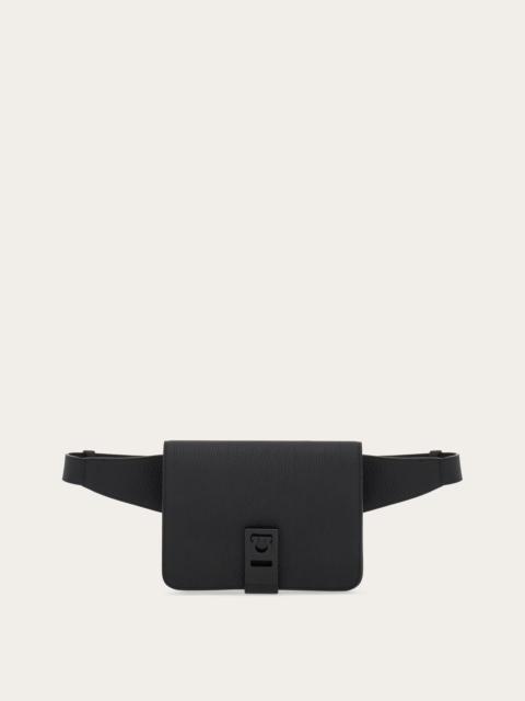 Belt bag with Gancini buckle