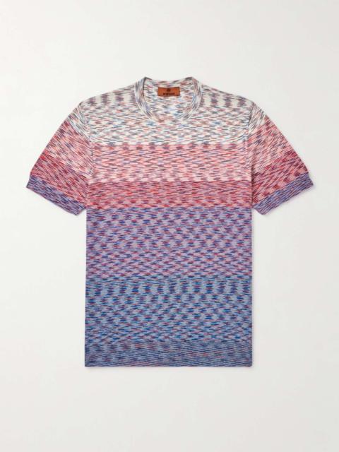 Space-Dyed Dégradé Cotton T-Shirt