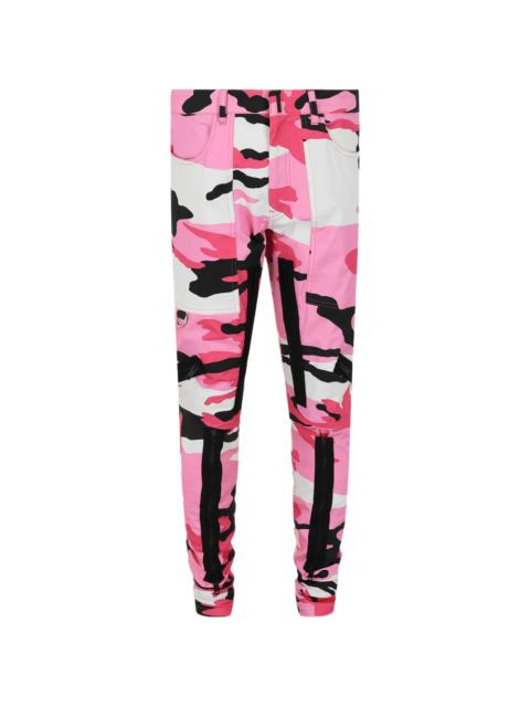 Givenchy camouflage zip trousers