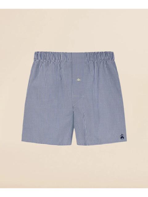Brooks Brothers Slim Fit Cotton Broadcloth Check Boxers