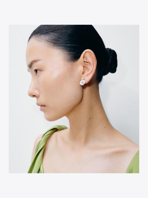 TORY BURCH Forget Me Not Pearl Drop Earrings
