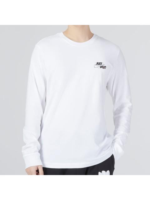 Nike Nike Just Do It Long Sleeve T-Shirt 'White' DZ2696-100