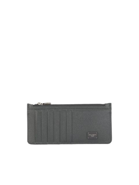 zipped cardholder wallet
