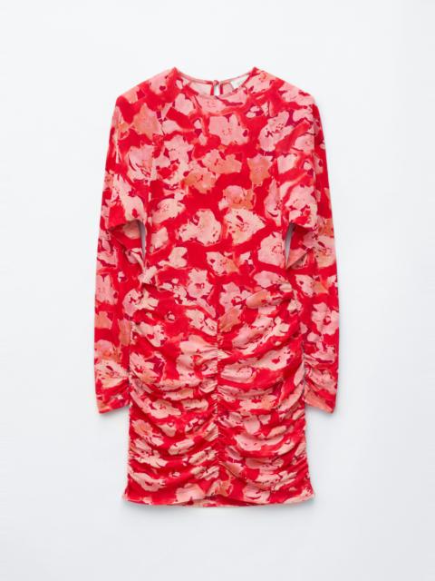 & Other Stories Ruched Mini Dress
