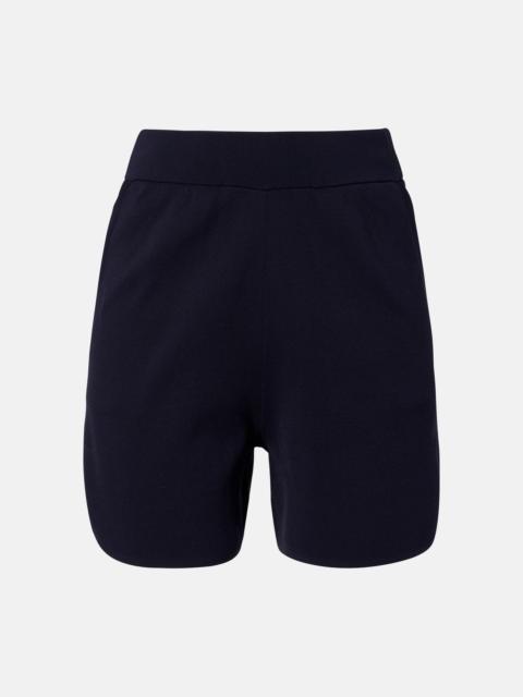 Max Mara Knitted crêpe shorts
