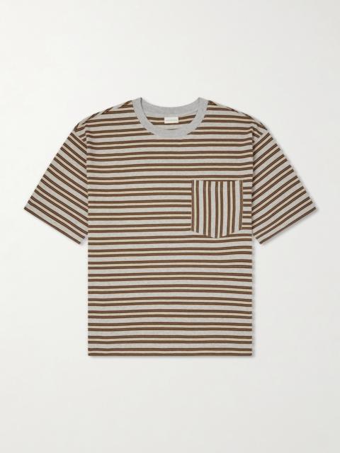 Dries Van Noten Heso Striped Cotton-Jersey T-Shirt