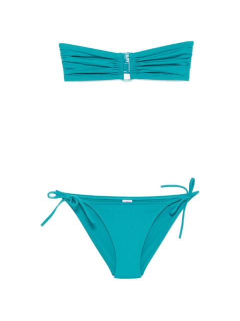 ERES ruched bikini set