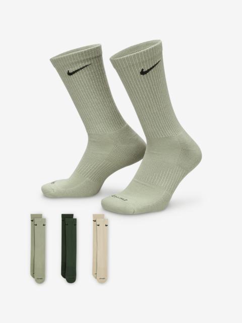 Nike Nike Everyday Plus Cushioned Training Crew Socks (3 Pairs)