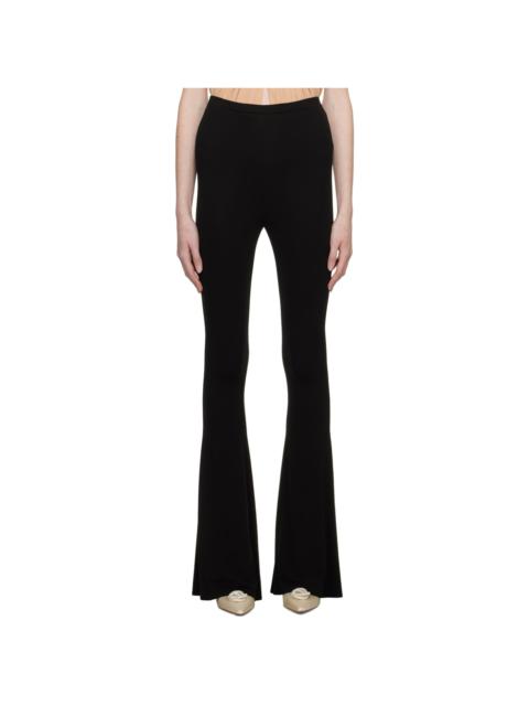 Black Flared Trousers