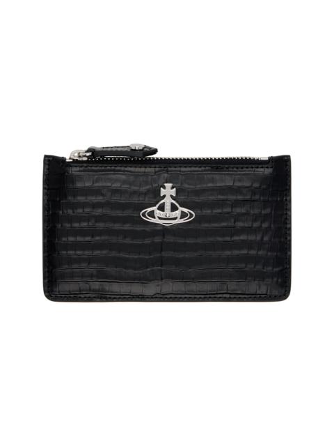 Vivienne Westwood Black Slim Long Card Holder