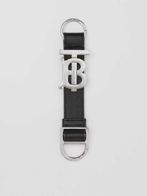 Monogram Motif Grainy Leather Key Ring