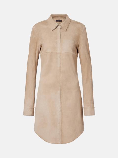 STOULS Geraldine suede shirt dress