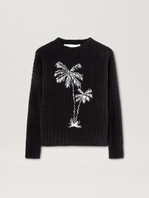 Palm Angels Palms Chunky Chenille Sweater