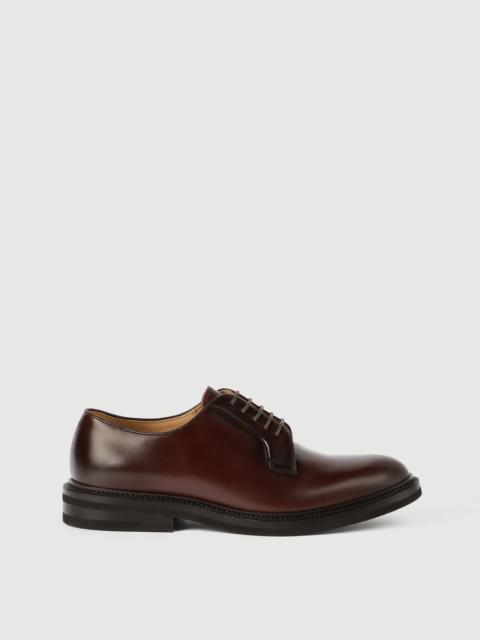 Brunello Cucinelli Aged calfskin Derbys