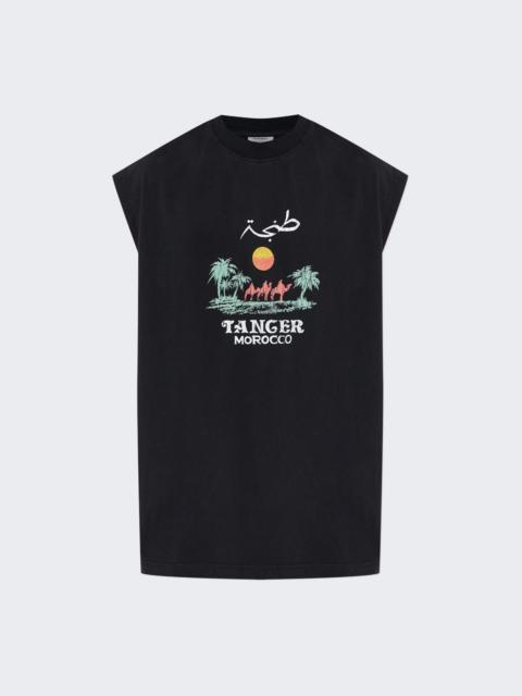 VETEMENTS Morocco Tourist Sleeveless Tee Black