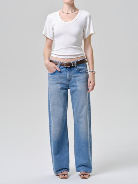 Citizens of Humanity Rosalie U Neck Tee In Pashmina