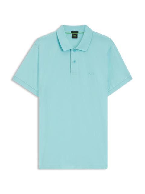 BOSS REGULAR-FIT POLO WITH EMBROIDERED LOGO
