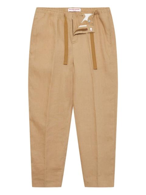 ORLEBAR BROWN Alex tapered linen trousers