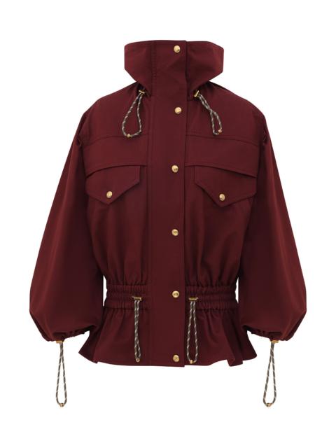 Zimmermann CLASH DRILL DRAWSTRING JACKET