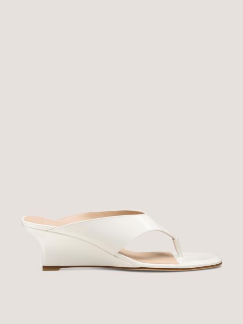 Stuart Weitzman VINNIE WEDGE THONG 50