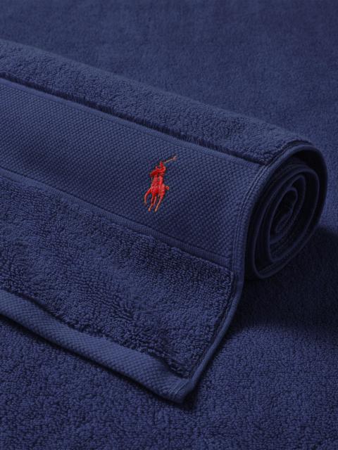 Ralph Lauren Polo Player Cotton Bath Mat - Newport Navy