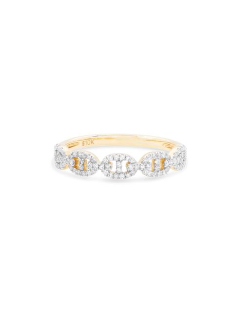 STONE AND STRAND Medium Diamond Maritime Ring