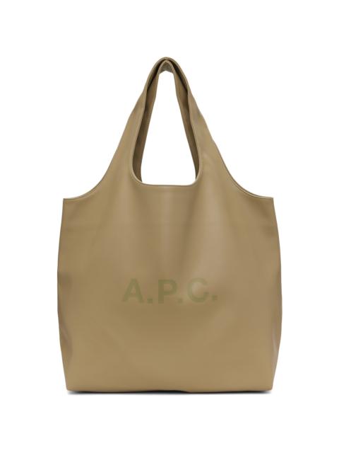 A.P.C. Khaki Ninon Tote