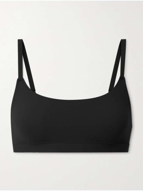 SKIMS Fits Everybody Scoop Neck Bralette - Onyx Black