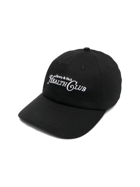 Sporty & Rich Rizzoli slogan-embroidered baseball cap