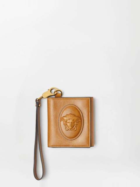 VERSACE Roomy Leather Wallet