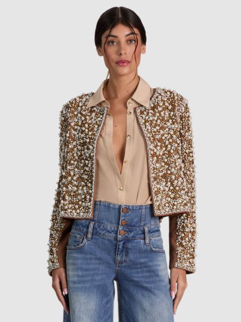Alice + Olivia KIDMAN EMBELLISHED JACKET