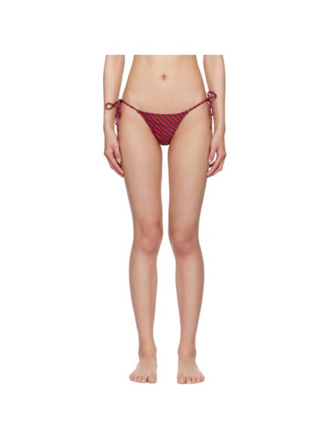 paloma wool Red & Navy Kineta Bikini Bottom