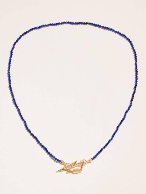MARLA AARON Itty Bitty Strand 14-karat gold lapis lazuli necklace Gold
