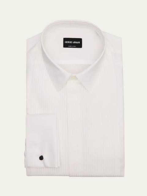 Men's Pleated Bib Tuxedo Shirt