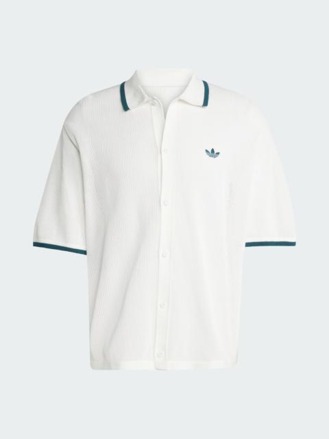 adidas Originals Button Down Knitted Shirt