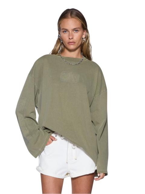 Ksubi STATE STENCIL BOYFRIEND LS TEE MILITANT