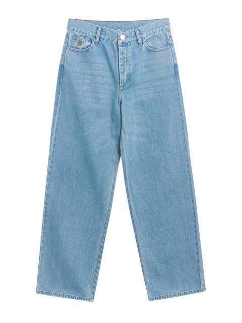 BY MALENE BIRGER Vinola Rigid Organic Cotton Mid-Rise Straight-Leg Jeans blue