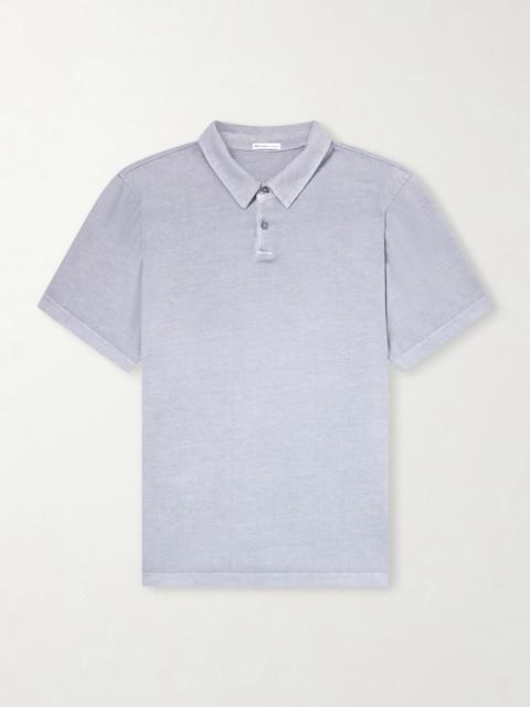 JAMES PERSE Supima Cotton-Jersey Polo Shirt