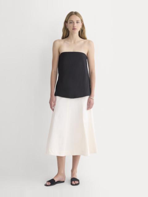 EVERLANE TUBE TOP IN STRETCH LINEN