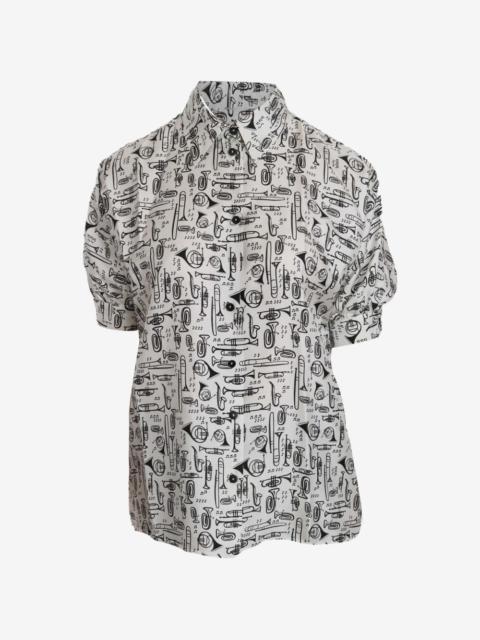 Dolce & Gabbana graphic-print short-sleeve shirt