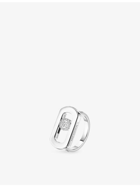 MESSIKA So Move 18ct gold and 0.1ct diamond ring