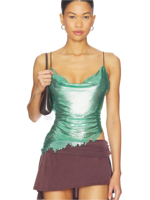 POSTER GIRL Maya Metallic Chainmail Top
