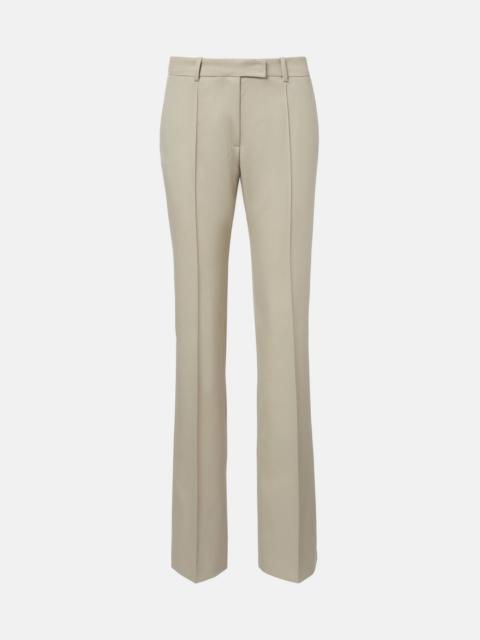 THE ATTICO Low-rise wool straight pants